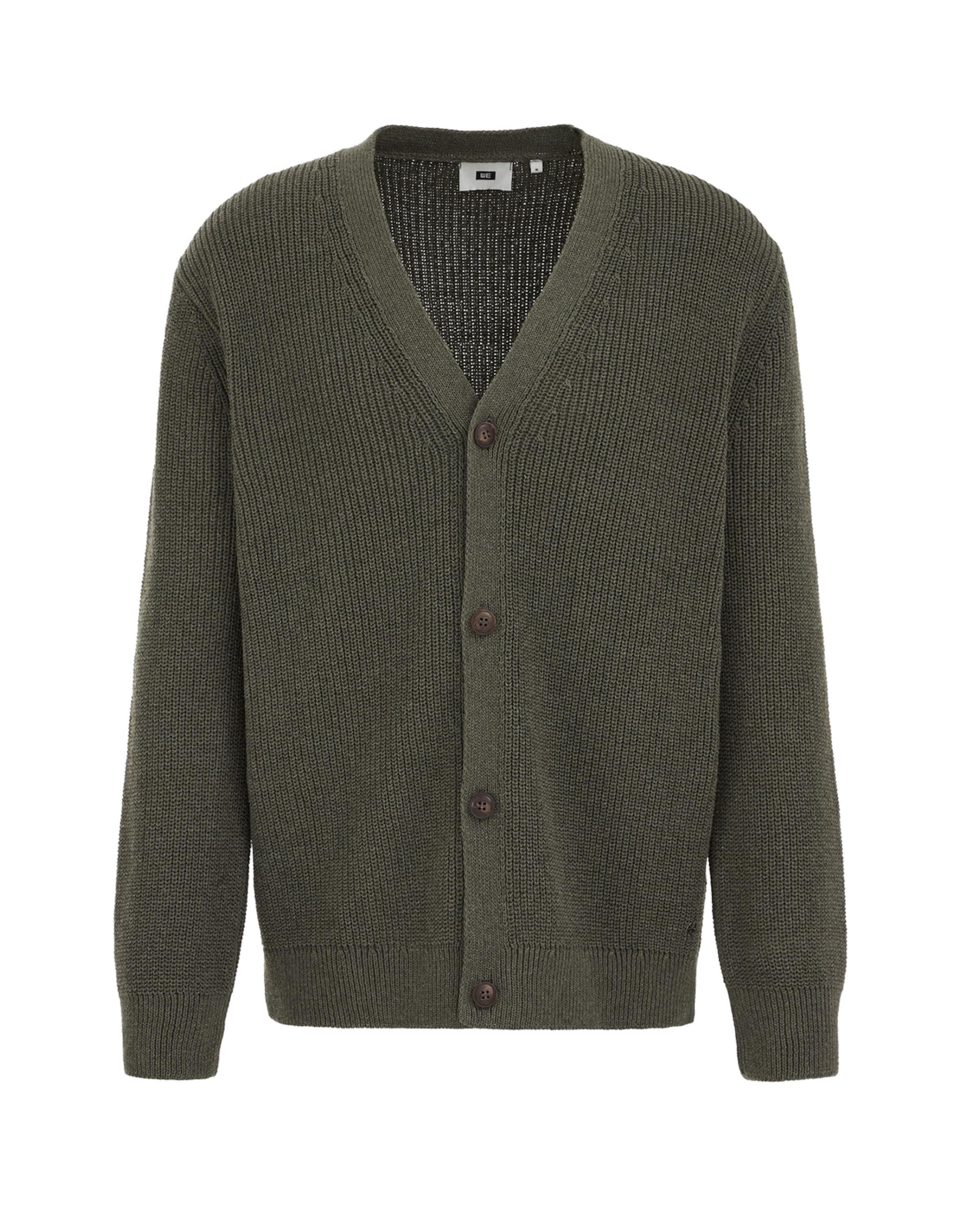 WE Fashion Kardigán - Zelená: predná strana