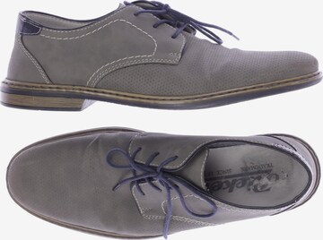 Rieker Flats & Loafers in 43 in Grey: front