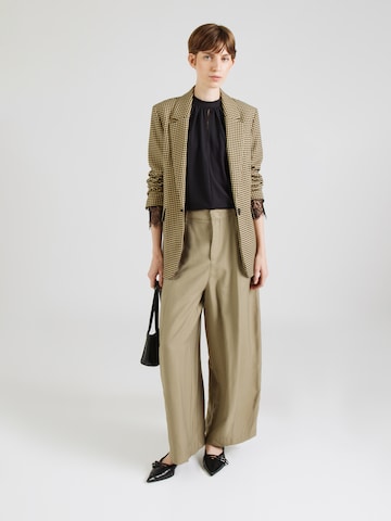 Wide Leg Pantalon 'LANOW' AMERICAN VINTAGE en vert