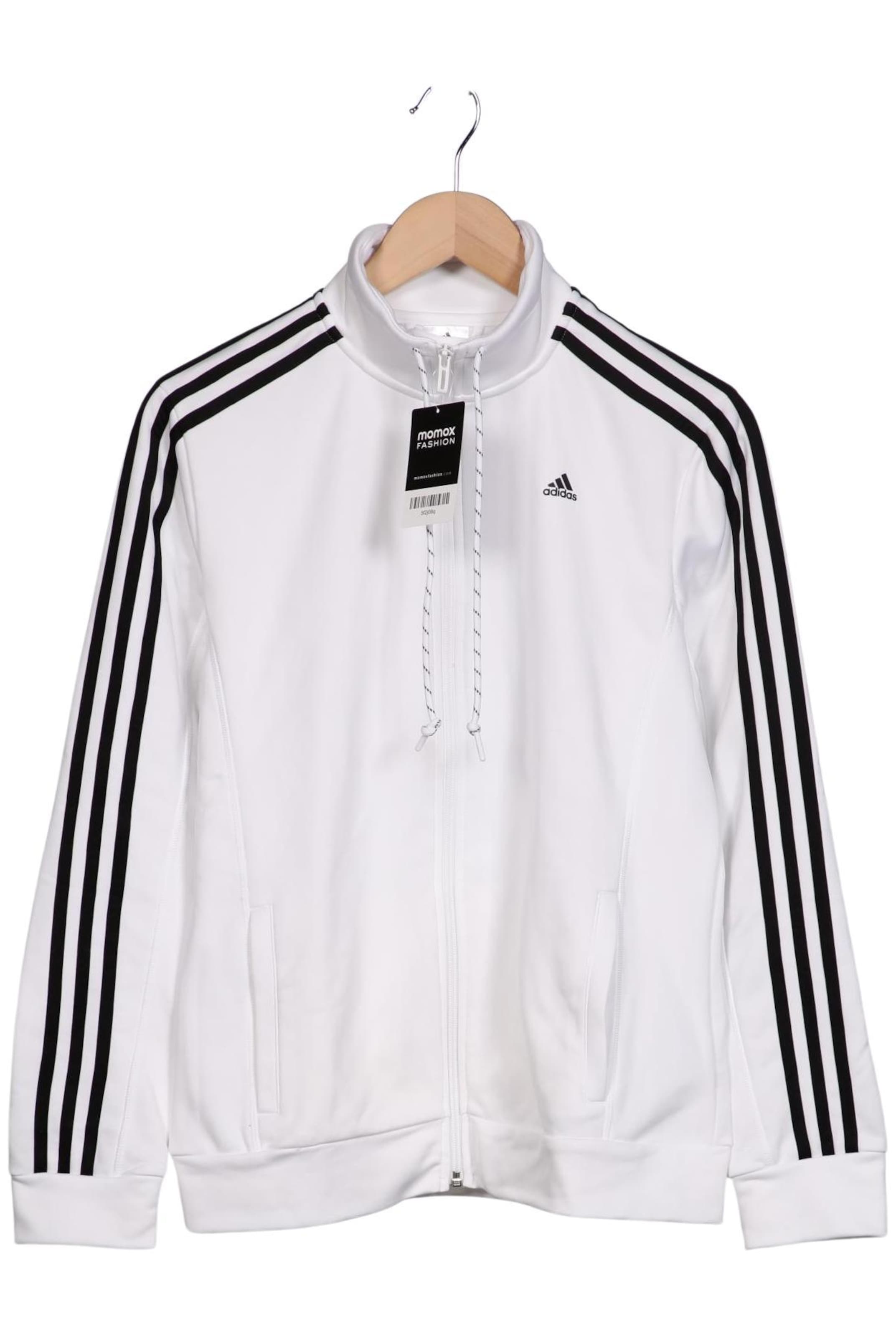 ADIDAS PERFORMANCE Sweatshirt & Zip-Up Hoodie in L in White: front