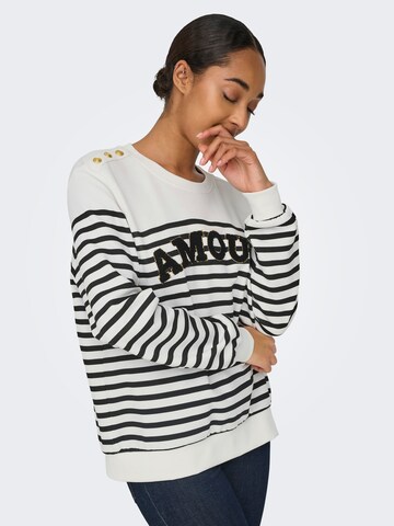 ONLY Sweatshirt 'ALLIE' in White