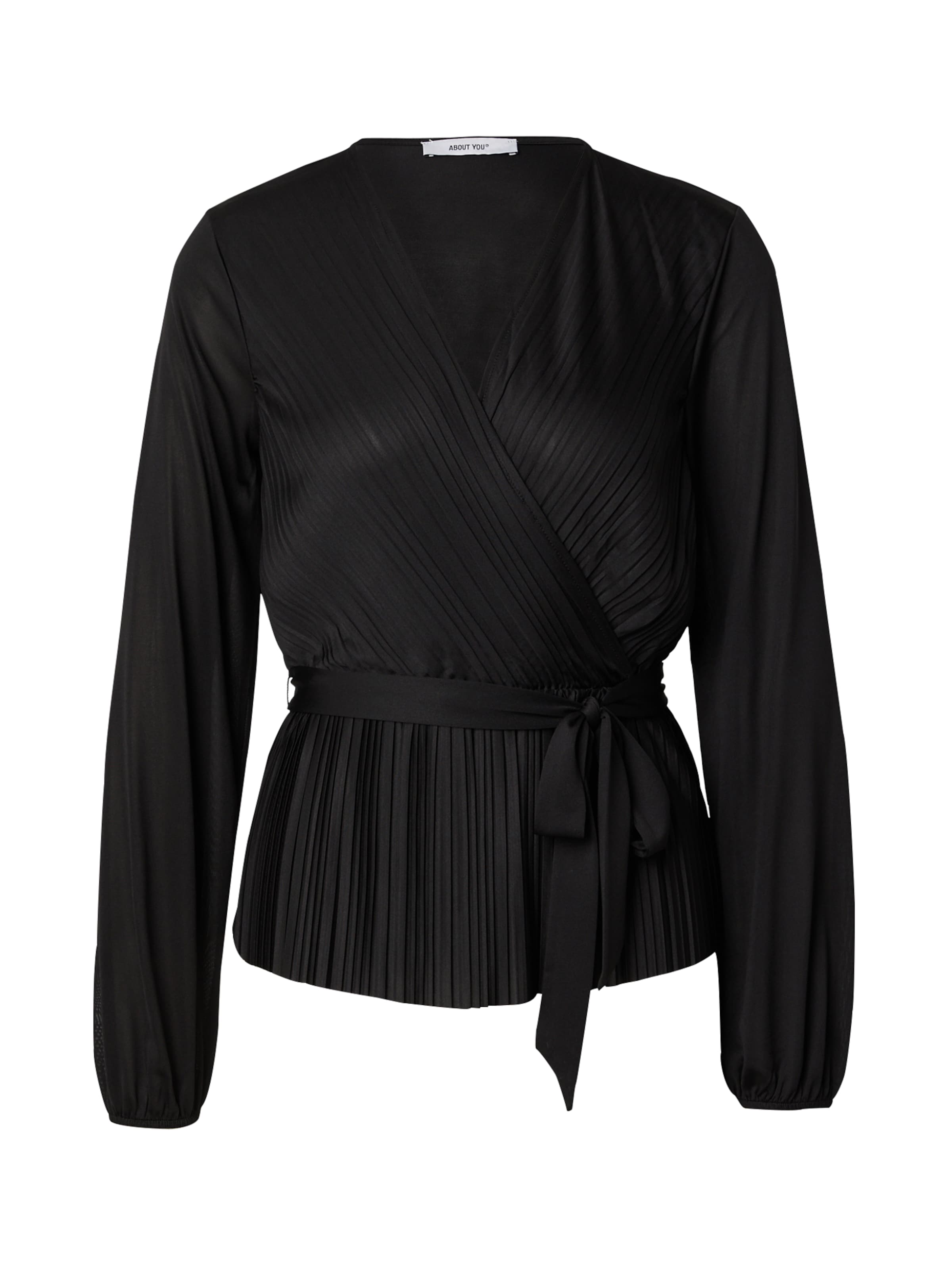 Camicia da donna 'Lilia' di ABOUT YOU in nero: frontale