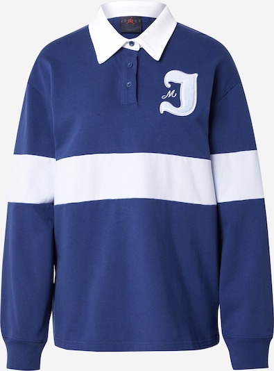 Jordan T-shirt 'LIFE' en bleu marine / blanc, Vue avec produit