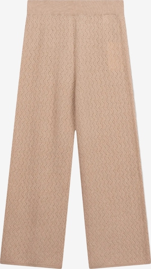 GOBI Cashmere Housut 'Women's Wide-Leg Ajour Knit Cashmere Pants' koossa 34 värissä beige, Tuotenäkymä