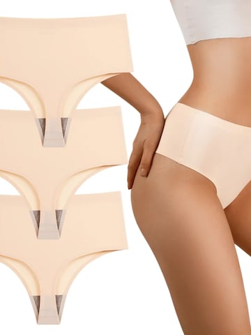 Shapetape Thong 'Naadloze String' in Beige