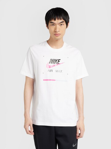 T-Shirt Nike Sportswear en blanc : devant