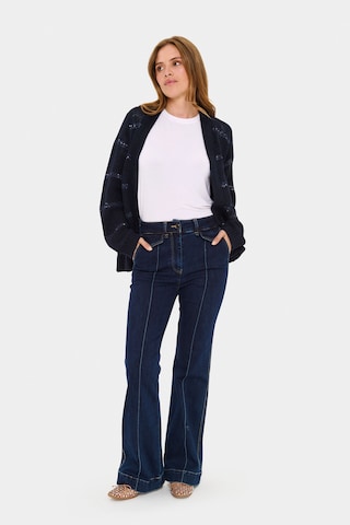 SAINT TROPEZ Strickjacke ' NoraliSZ' in Blau