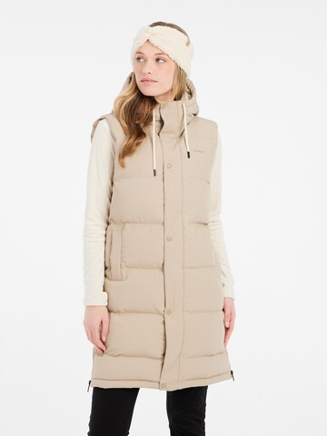 PROTEST Vest 'PRTMIASSY' in Brown