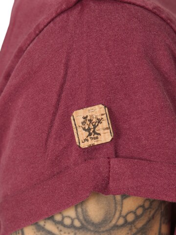 Life-Tree Shirt 'Stone' in Red