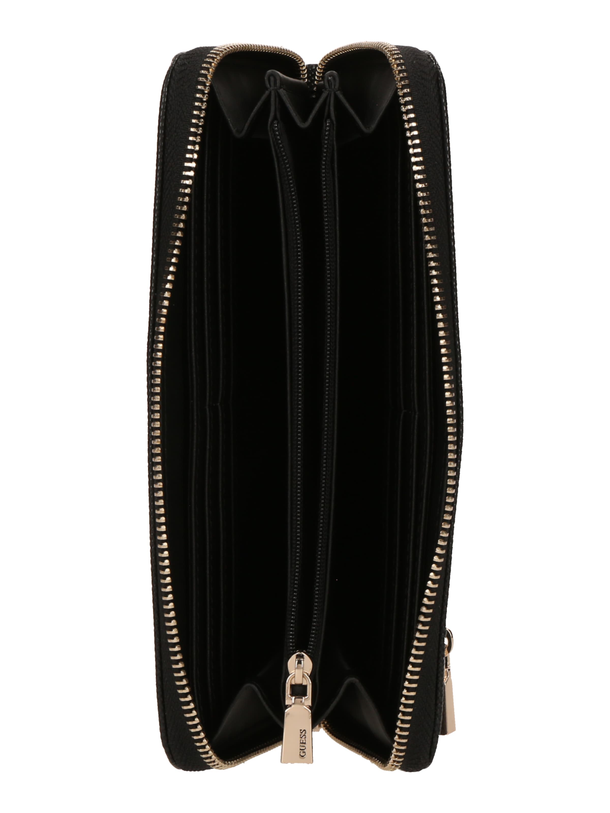 GUESS Wallet 'LAUREL II SLG LARGE ZIP AROUND' in Black