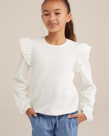 WE Fashion Shirt in White: front