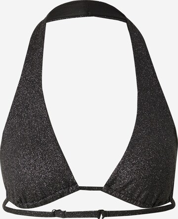 Calvin Klein Swimwear Triangel Bikinitop in Schwarz: predná strana