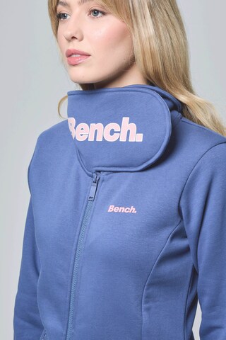 BENCH Athletic Zip-Up Hoodie 'Haylo' in Blue