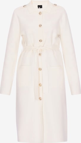 DreiMaster Klassik - Sobretudo meia-estação 'Classic' em branco: frente