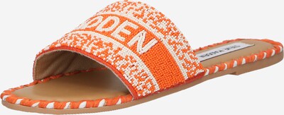 STEVE MADDEN Mule 'VERAH' en orange / blanc, Vue avec produit