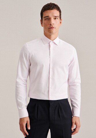 SEIDENSTICKER Regular fit Business Shirt in Pink: front