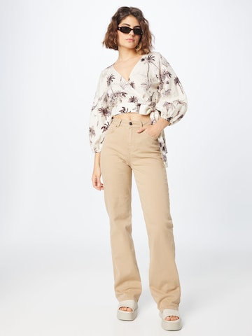 Regular Jean 'HOLLY' PIECES en beige