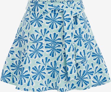 WE Fashion Regular Skirt in Blue: front