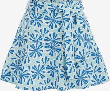 WE Fashion Regular Rok in Blauw: voorkant