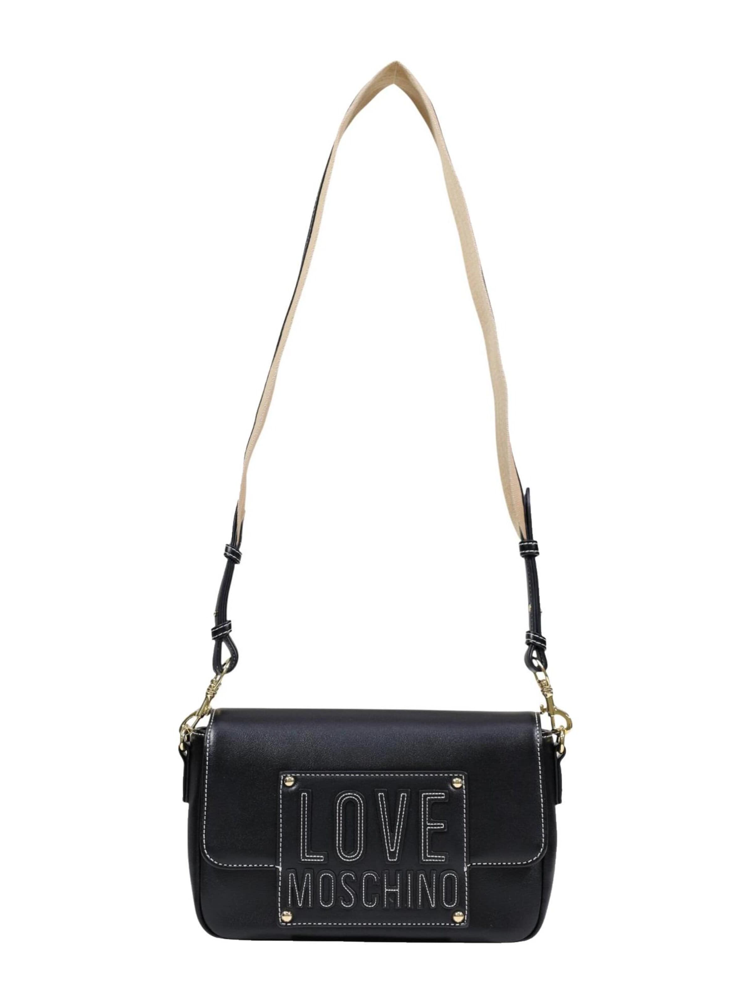 Sac bandoulière Love Moschino en noir