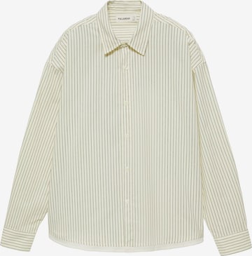 Pull&Bear Comfort Fit Paita värissä keltainen: etupuoli