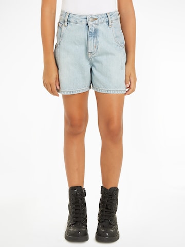 Calvin Klein Jeans Regular Shorts in Blau: Vorderseite