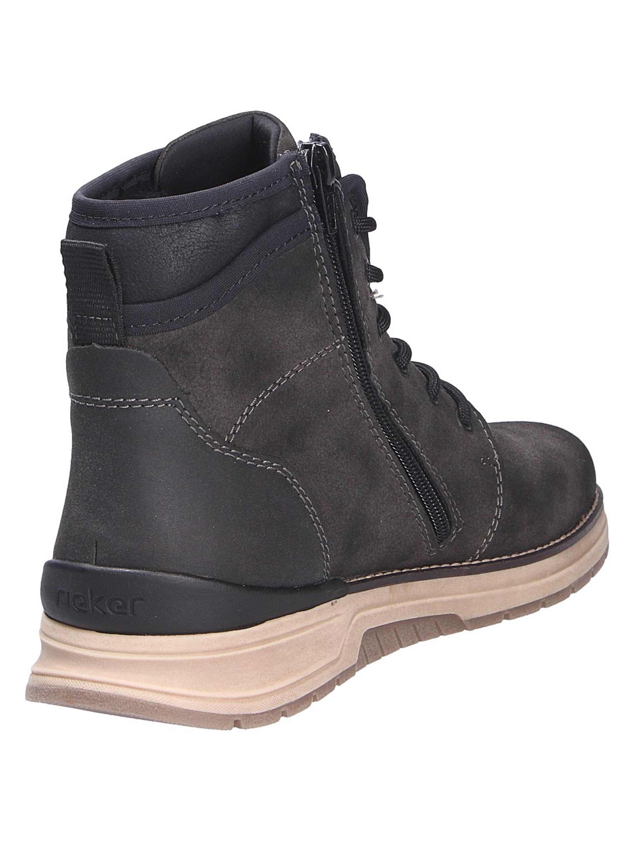 Rieker Lace-Up Boots in Grey