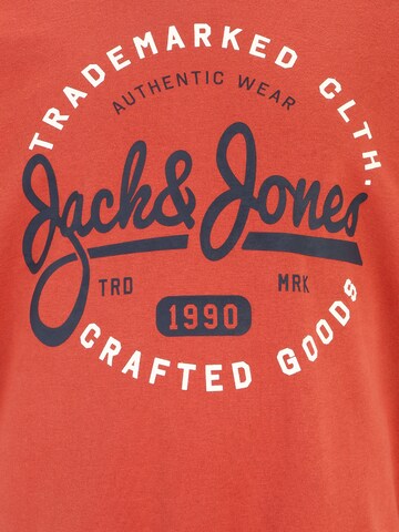 Jack & Jones Plus Sweatshirt 'MIKK' i rød