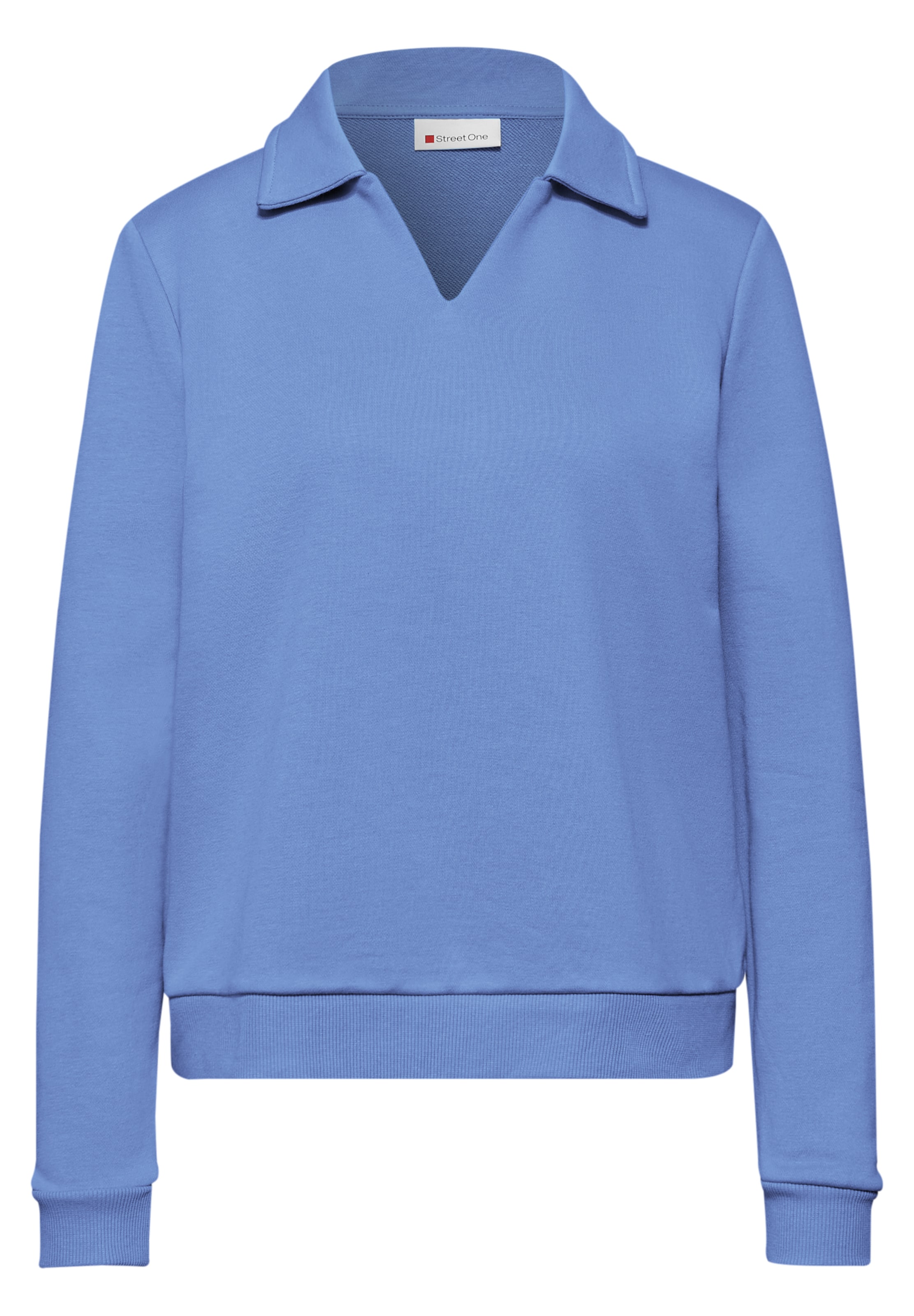 STREET ONE Sweatshirt in Blue: front