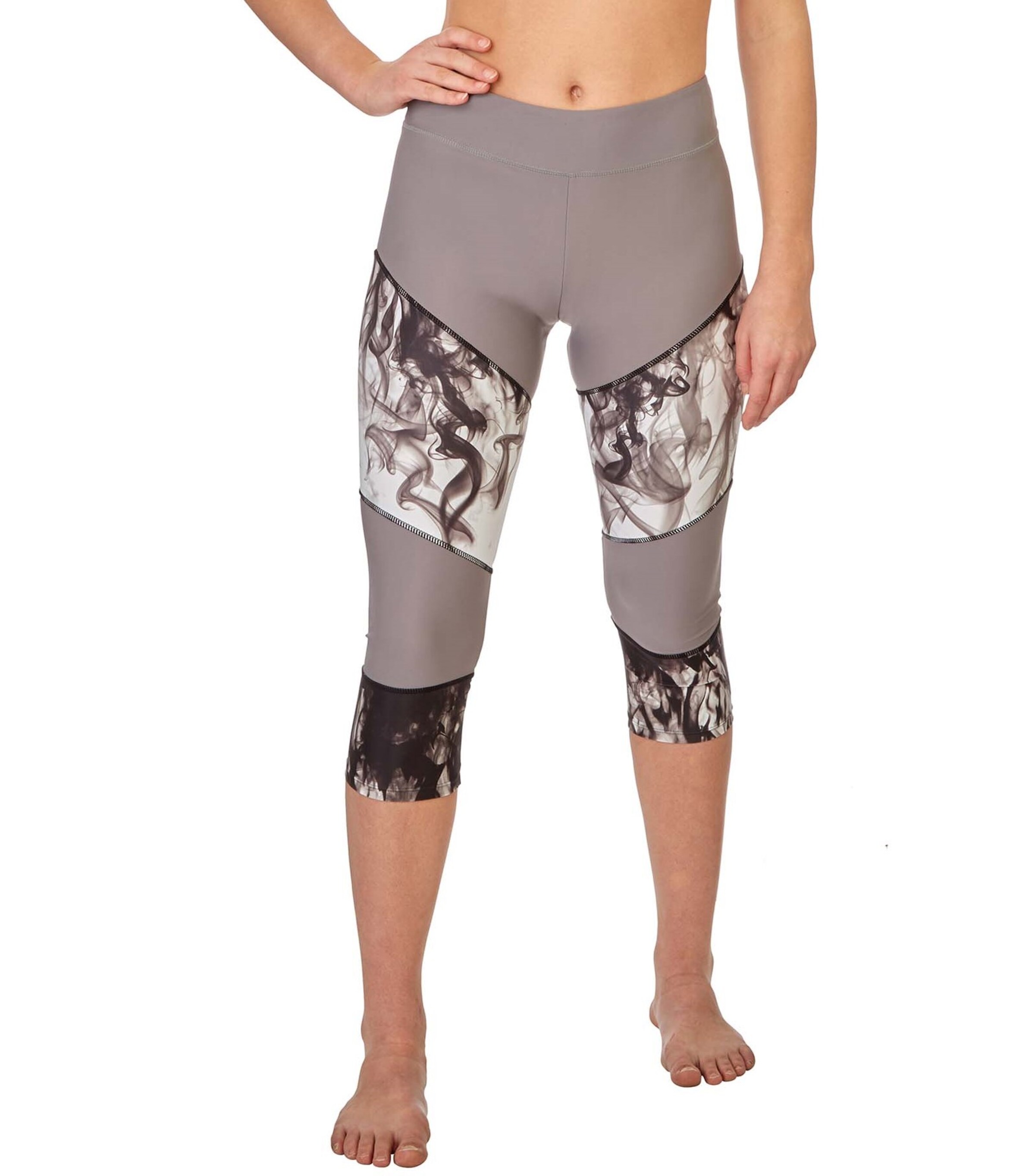 BECO the world of aquasports Skinny Schwimmleggings 'BEactive' in Mischfarben: Vorderseite