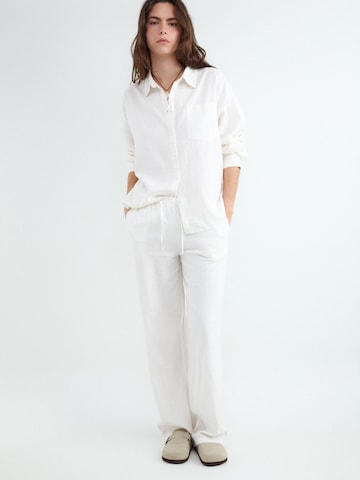 BALMOHK Bluse i hvid