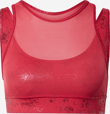 PUMA Bustier Sport bh in Rood: voorkant