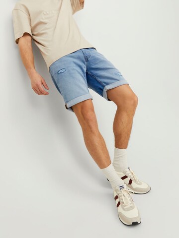 JACK & JONES Normální Džíny – modrá