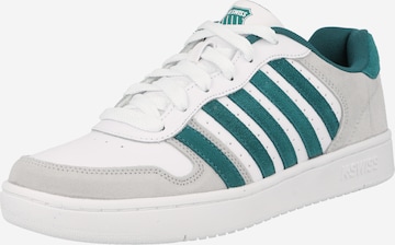 K-SWISS - Sapatilhas baixas 'Court Palisades' em branco: frente