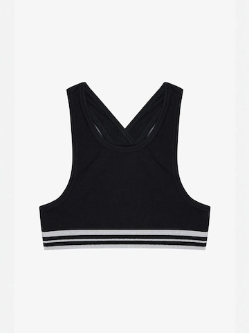 Haut 'PENTI Glitzer-Sporttops im 2er-Pack' Penti en noir