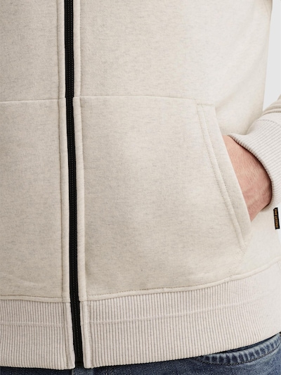 PME Legend Sweatshirt 'PME LEGEND - Sweat jacket with hood and zipper closure' i S i off-white, Produktvy