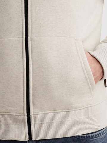 PME Legend Sweatshirt 'PME LEGEND - Sweat jacket with hood and zipper closure' in Wit