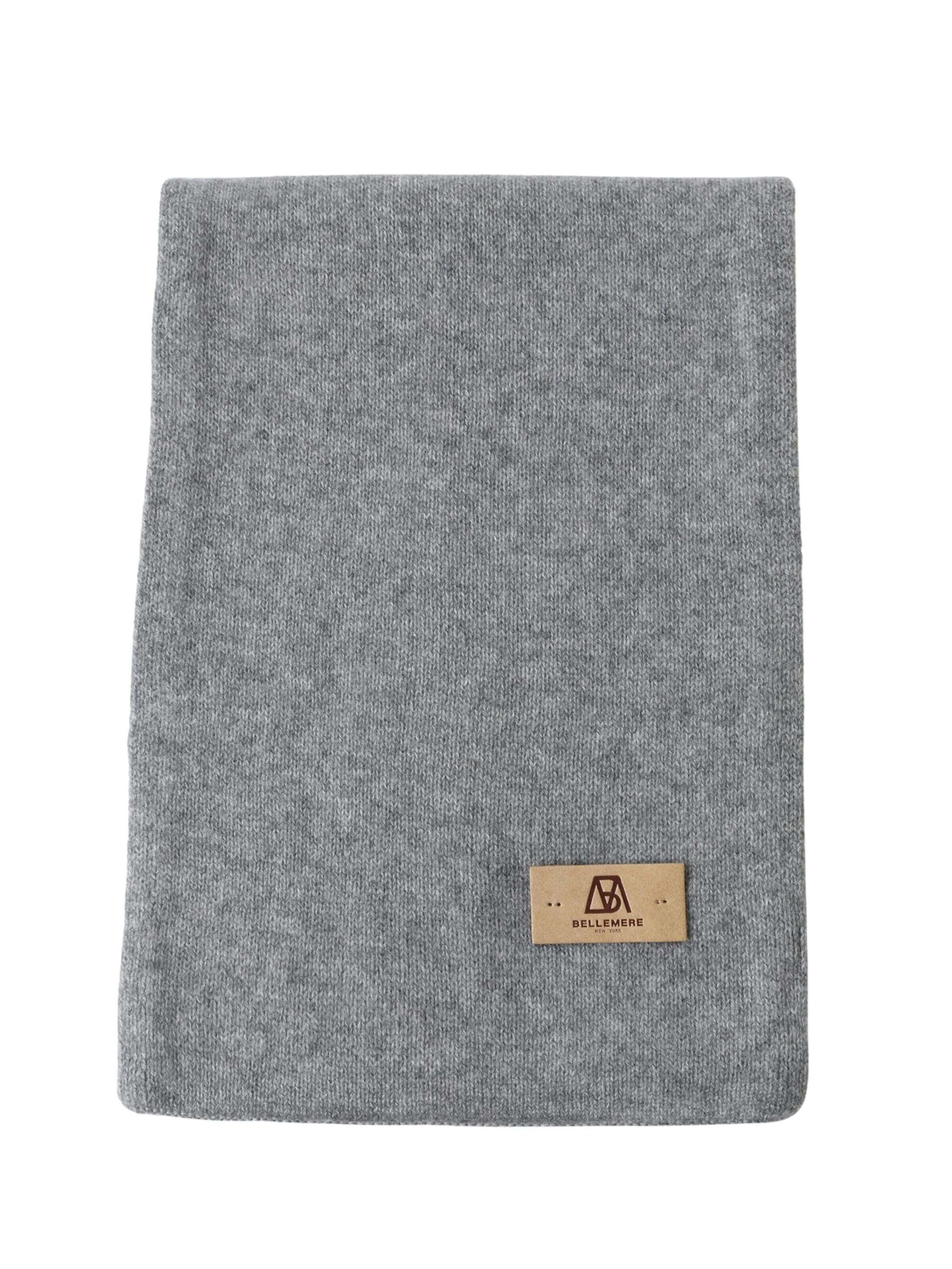 BELLEMERE NEW YORK Scarf 'Schal aus reinem Kaschmir' in Grey: front