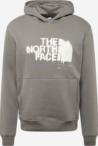 Sweat-shirt THE NORTH FACE en gris : devant