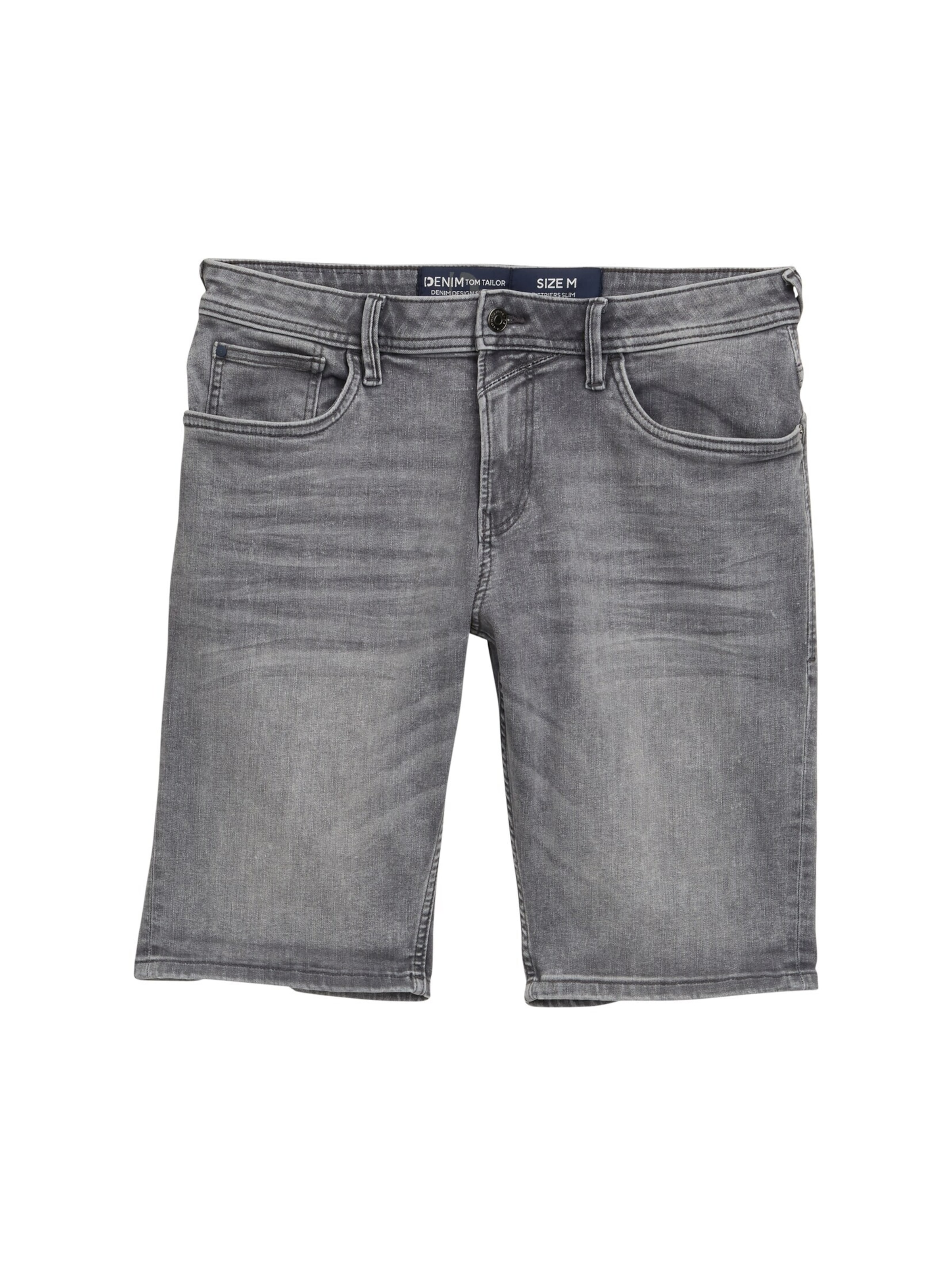 TOM TAILOR DENIM Jeans 'Piers' in Grijs: voorkant