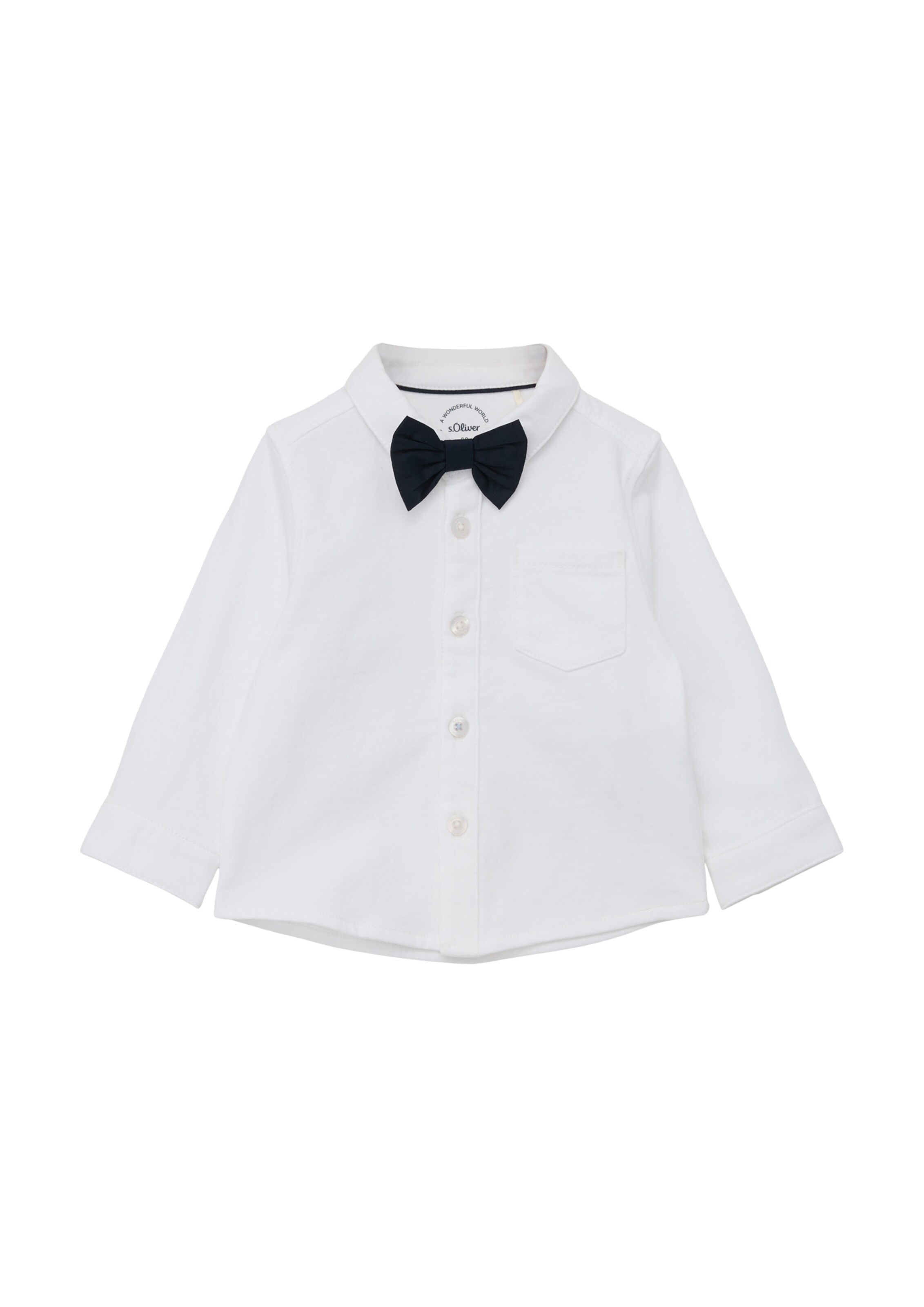 s.Oliver Regular Fit Hemd in Weiß: Vorderseite