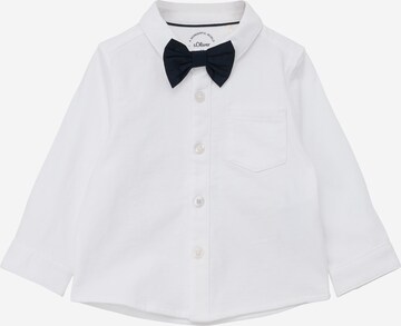 Coupe regular Chemise s.Oliver en blanc : devant