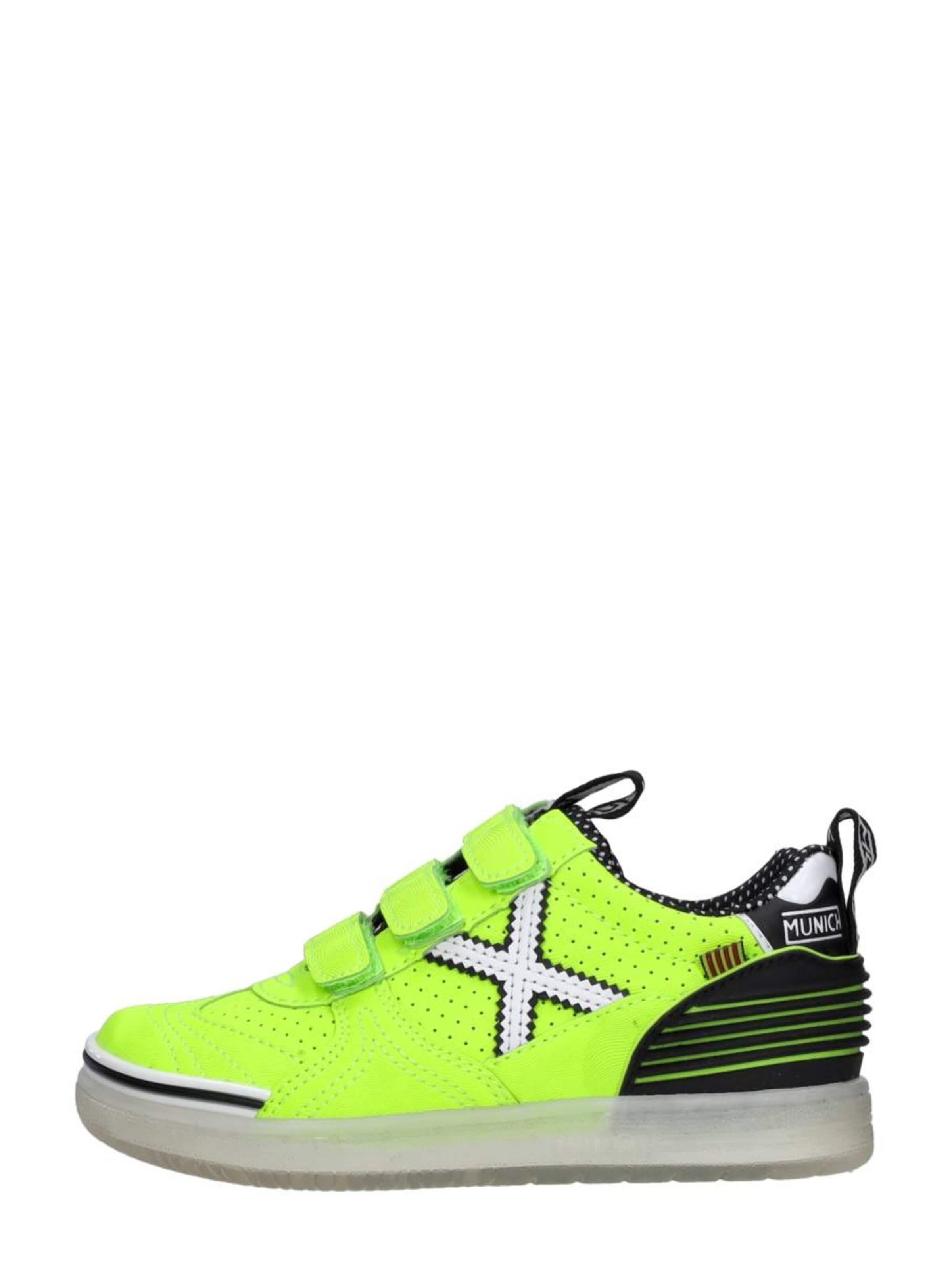 MUNICH Sneakers 'Klittenband Laag' in Groen: voorkant