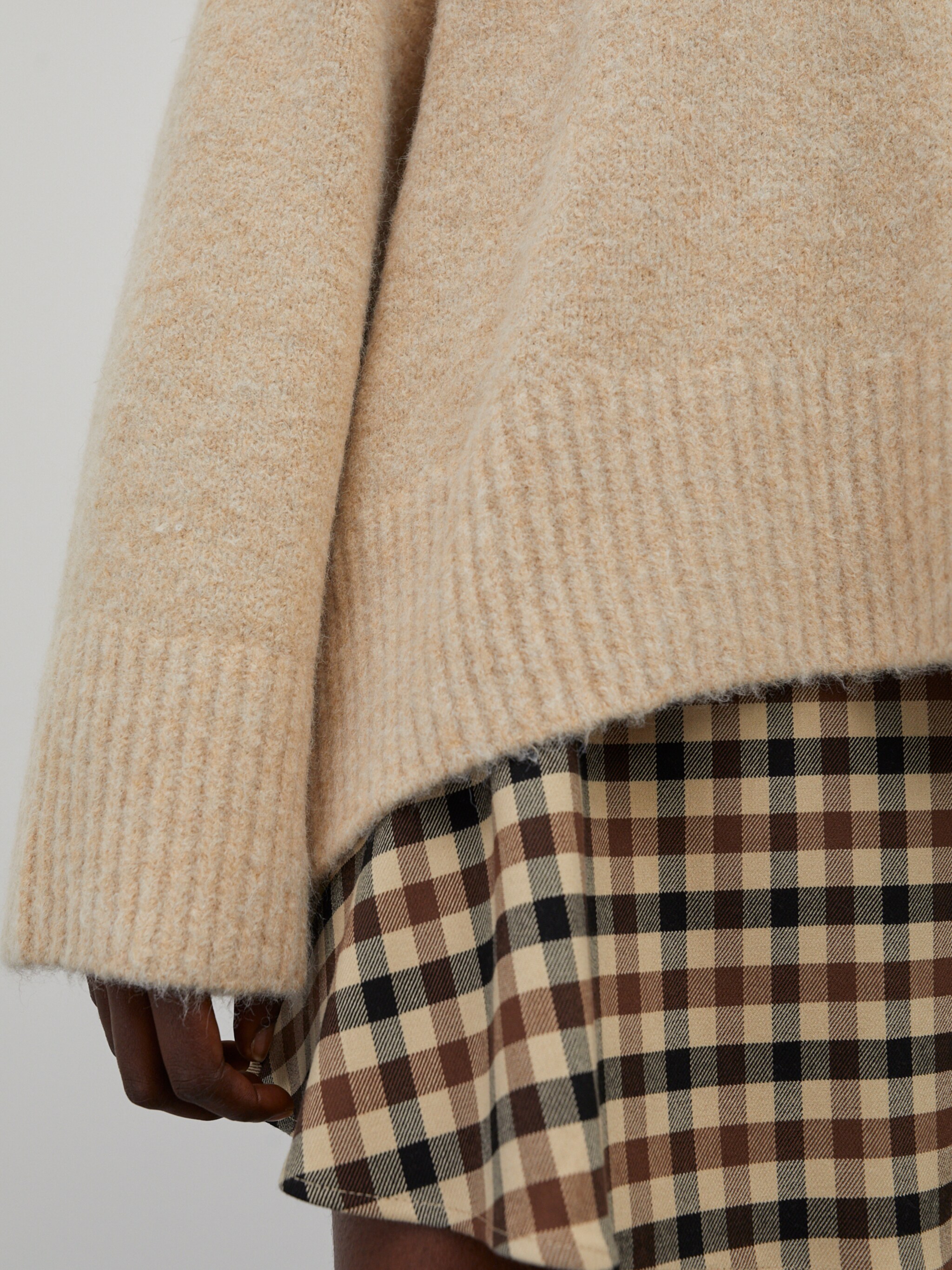EDITED Producten Trui 'Haisley' Beige gemêleerd