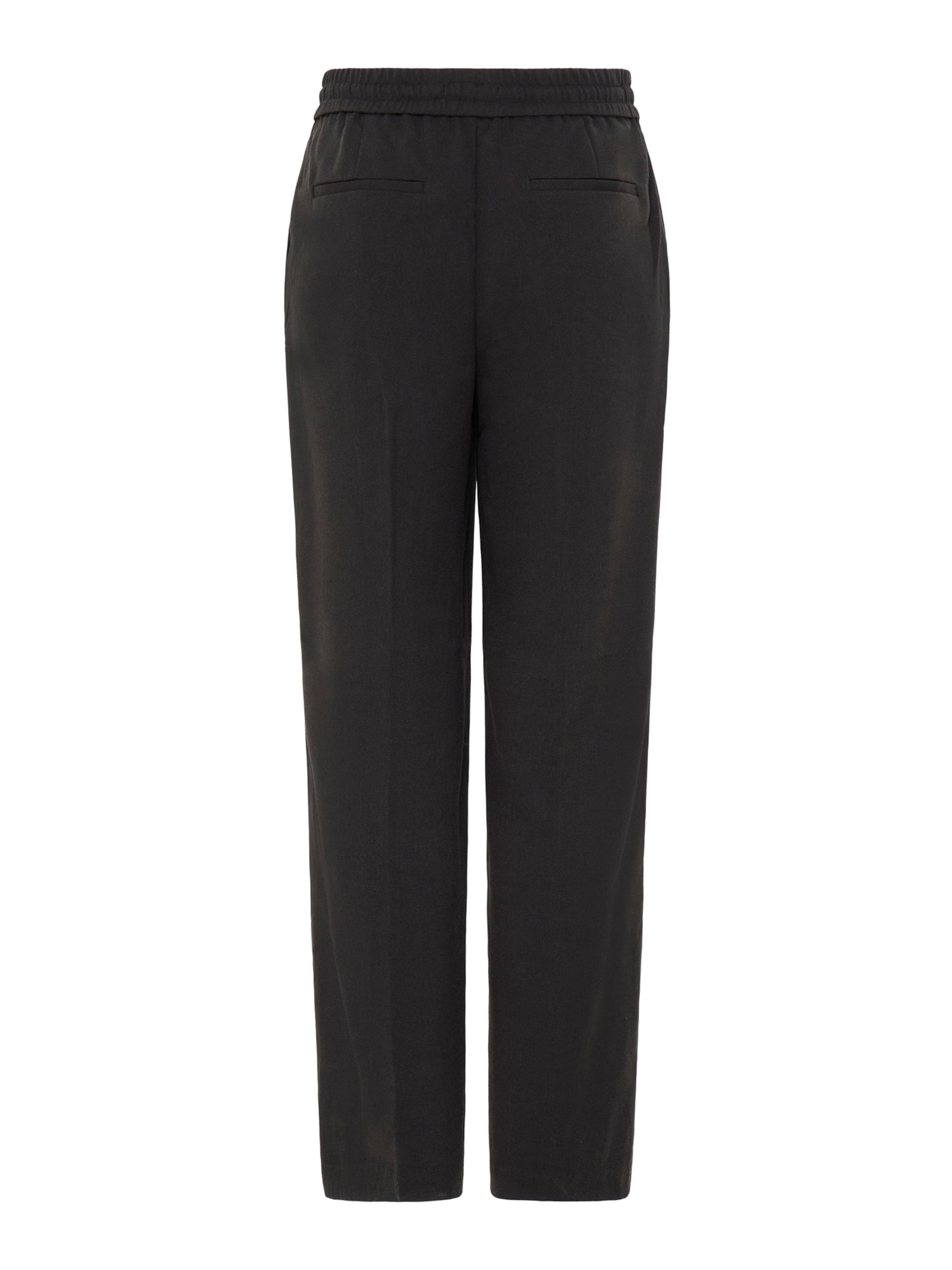 b.youngWide Leg/ Široke nogavice Hlače 'BYEncore' - crna boja