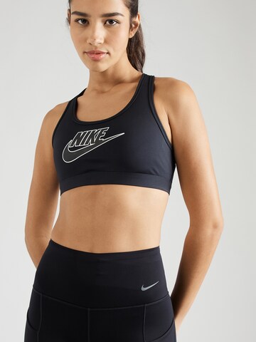 NIKE Bralette Sports bra 'Futura' in Black: front