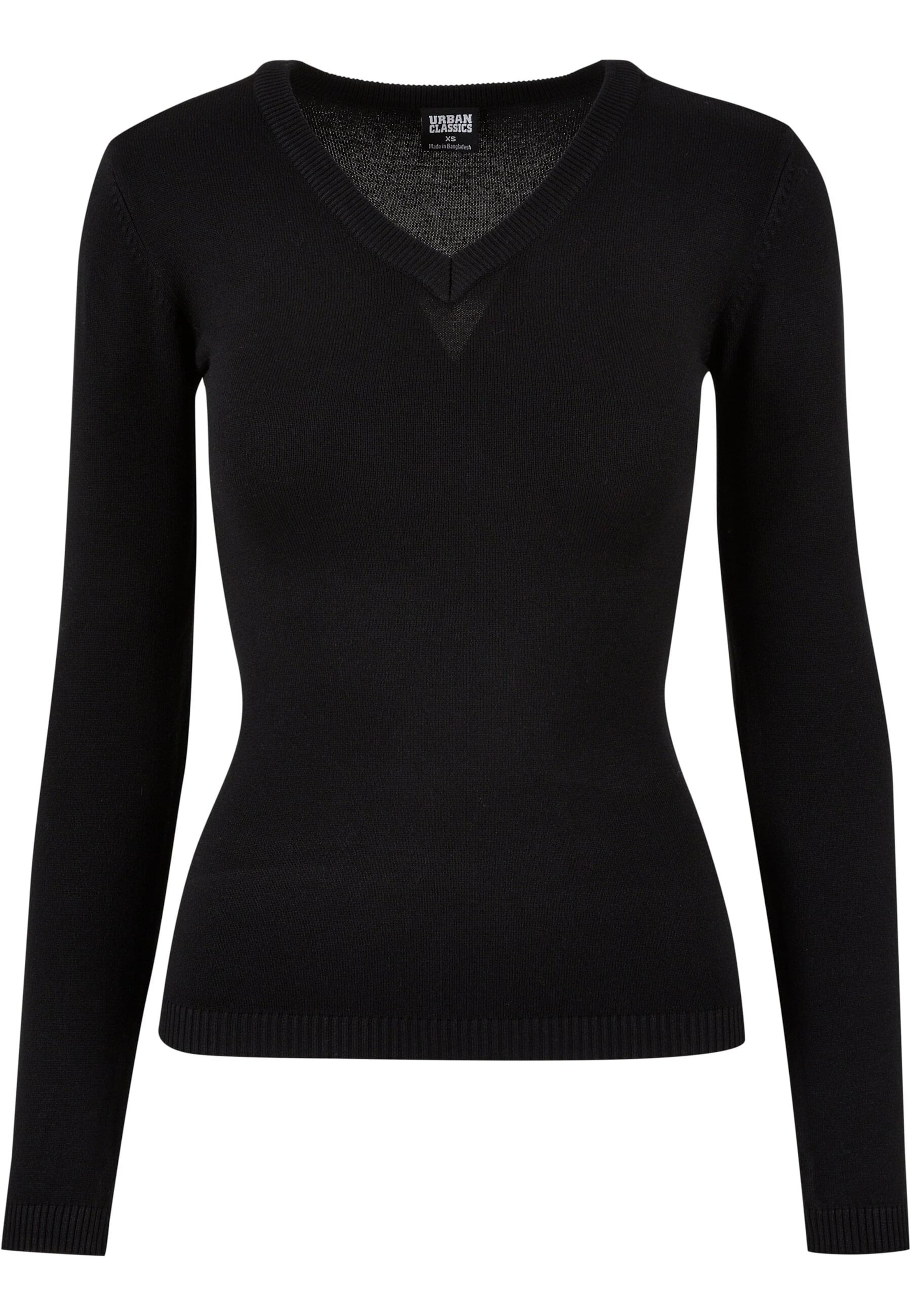Pull-over Urban Classics en noir : devant