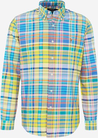 Polo Ralph Lauren Regular fit Overhemd in Geel: voorkant