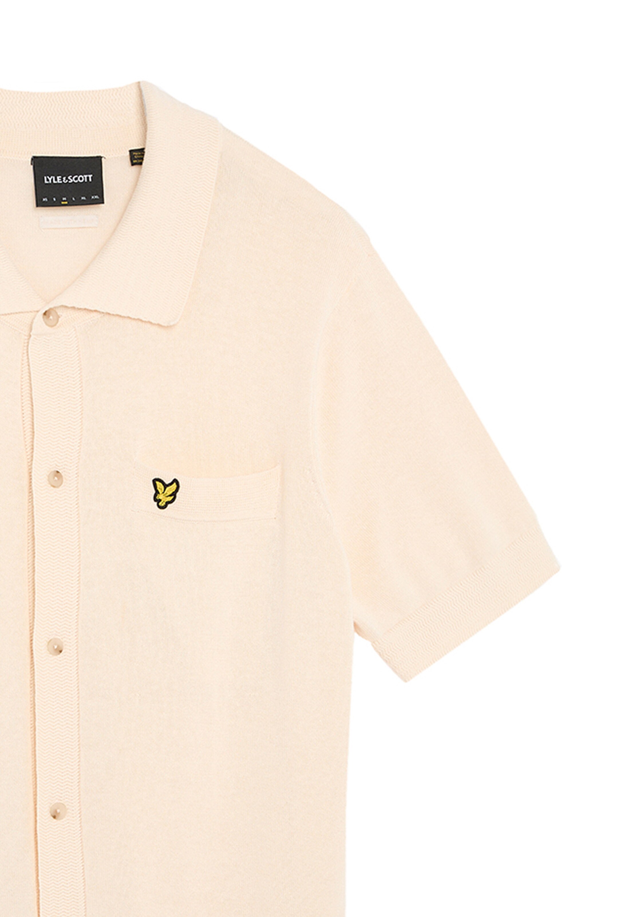 Lyle & Scott Regular fit Button Up Shirt in Beige