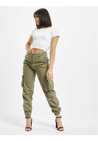 DEF - Tapered Calças cargo 'Aya' em verde